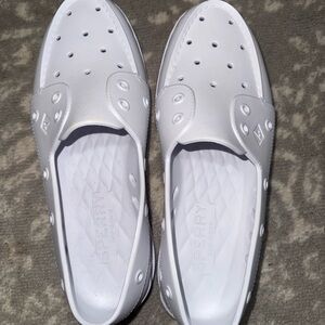 Sperry White Slip-On Shoes